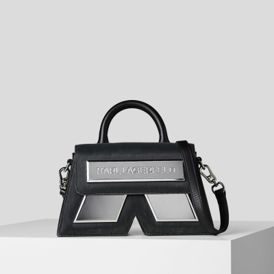 Black Karl Lagerfeld Essential K Led Women's Crossbody Bags | USA86EZVI