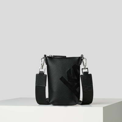 Black Karl Lagerfeld K/Athleisure Phone Holder Women's Crossbody Bags | USA85VGDB