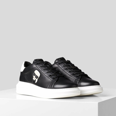 Black Karl Lagerfeld K/Ikonik Kapri Men's Sneakers | USA95GPWZ