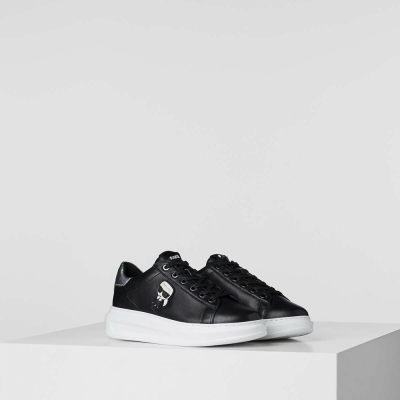 Black Karl Lagerfeld K/Ikonik Kapri Women's Sneakers | USA95LYSU