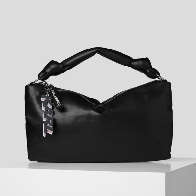 Black Karl Lagerfeld K/Knotted Women's Shoulder Bags | USA29QWIM