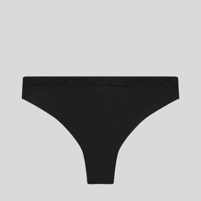 Black Karl Lagerfeld Ultra-light Brazilian Briefs Women's Underwear | USA56FKTN