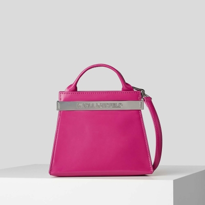 Fuchsia Karl Lagerfeld K/Kross Archive Small Women's Handbags | USA82HIZC