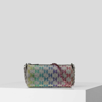 Multicolor Karl Lagerfeld Kl Monogram Cylinder Women's Crossbody Bags | USA60KUOA