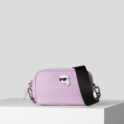 Purple Karl Lagerfeld K/Ikonik 2.0 Nylon Women's Camera Bag | USA91DPQX