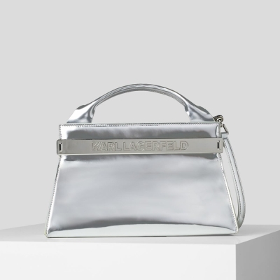 Silver Karl Lagerfeld K/Kross Archive Women's Handbags | USA01TQXN