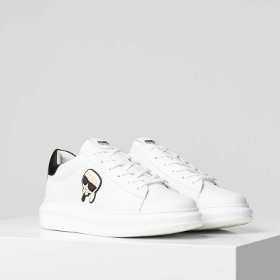 White Karl Lagerfeld K/Ikonik Kapri Men's Sneakers | USA23QJBU