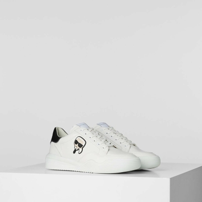 White Karl Lagerfeld K/Ikonik Kapri Run Men's Sneakers | USA30MXKD