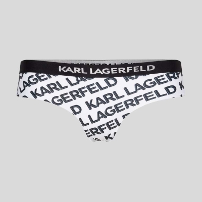 White Karl Lagerfeld Karl Logo Hipster Women's Beachwear | USA81UYQJ