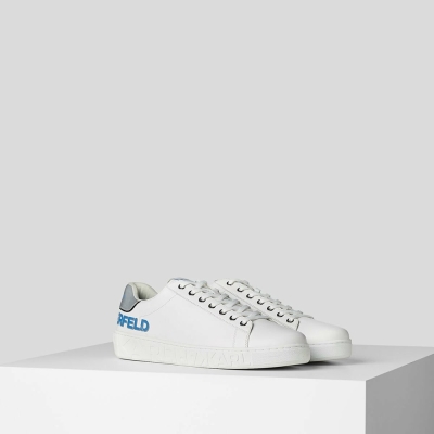 White Karl Lagerfeld Kupsole Iii Reflekt Logo Men's Sneakers | USA17XQMF