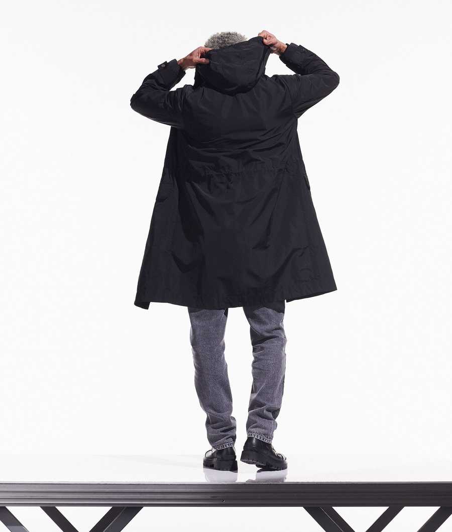 Black Karl Lagerfeld Cara Loves Karl Men's Parka Jackets | USA10IEHJ