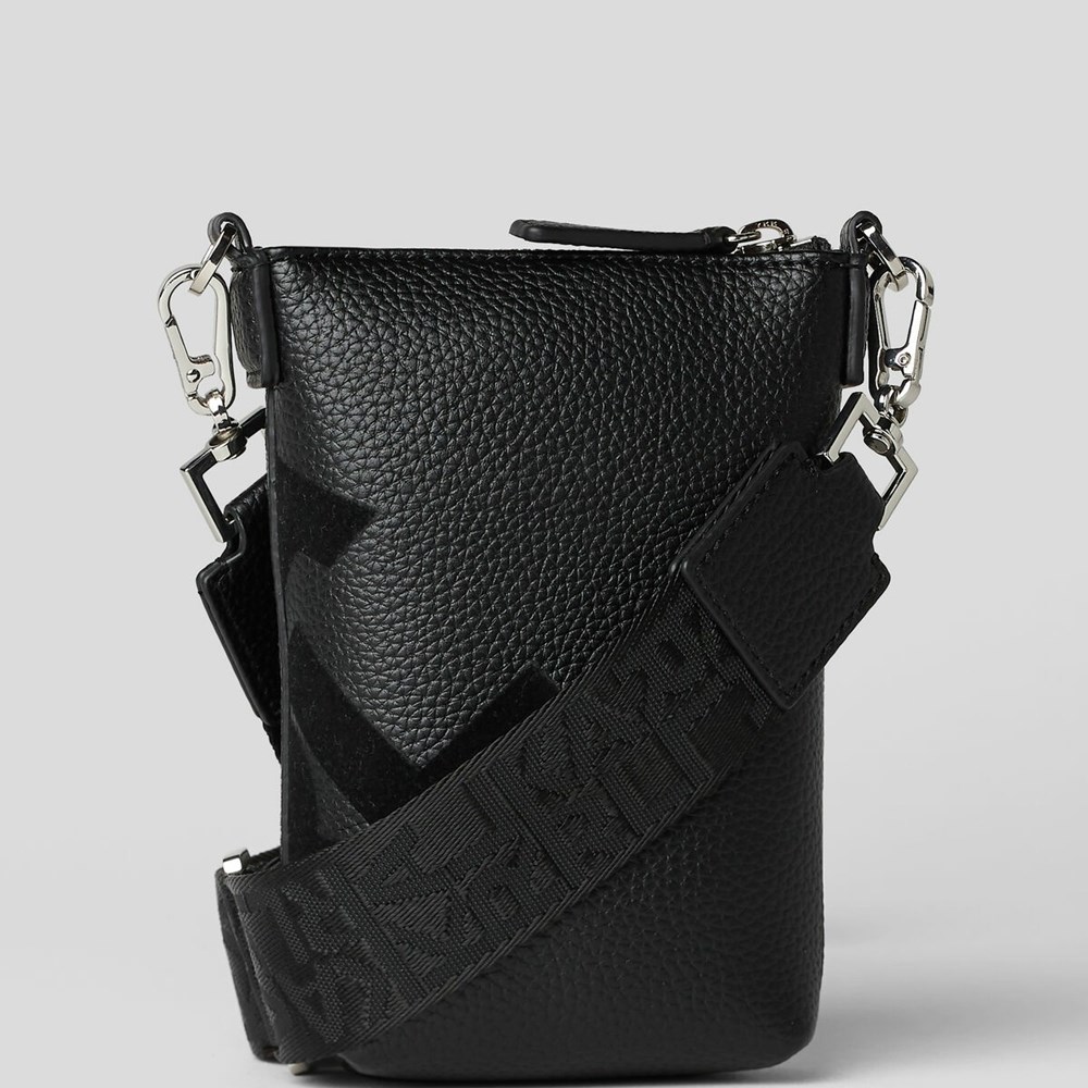 Black Karl Lagerfeld K/Athleisure Phone Holder Women's Crossbody Bags | USA85VGDB