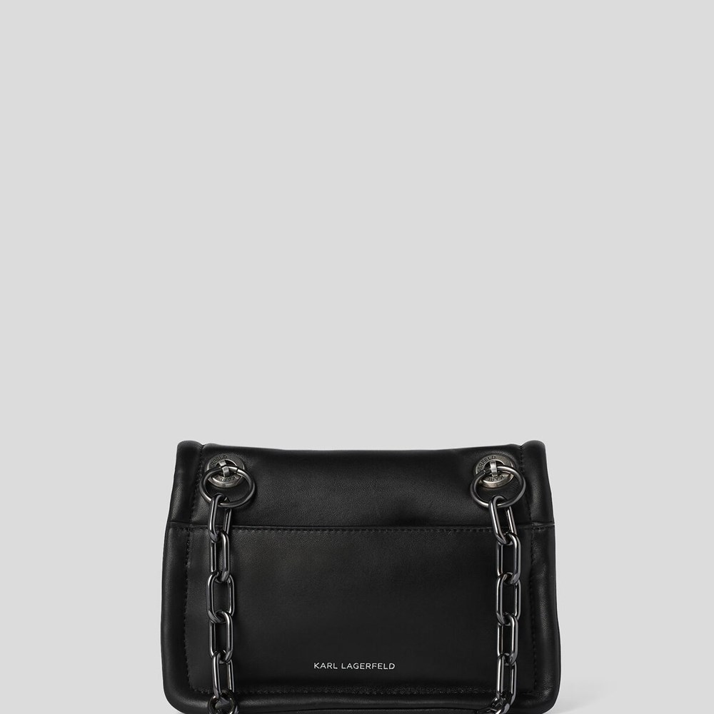 Black Karl Lagerfeld K/Autograph Soft Women's Crossbody Bags | USA83VLOJ