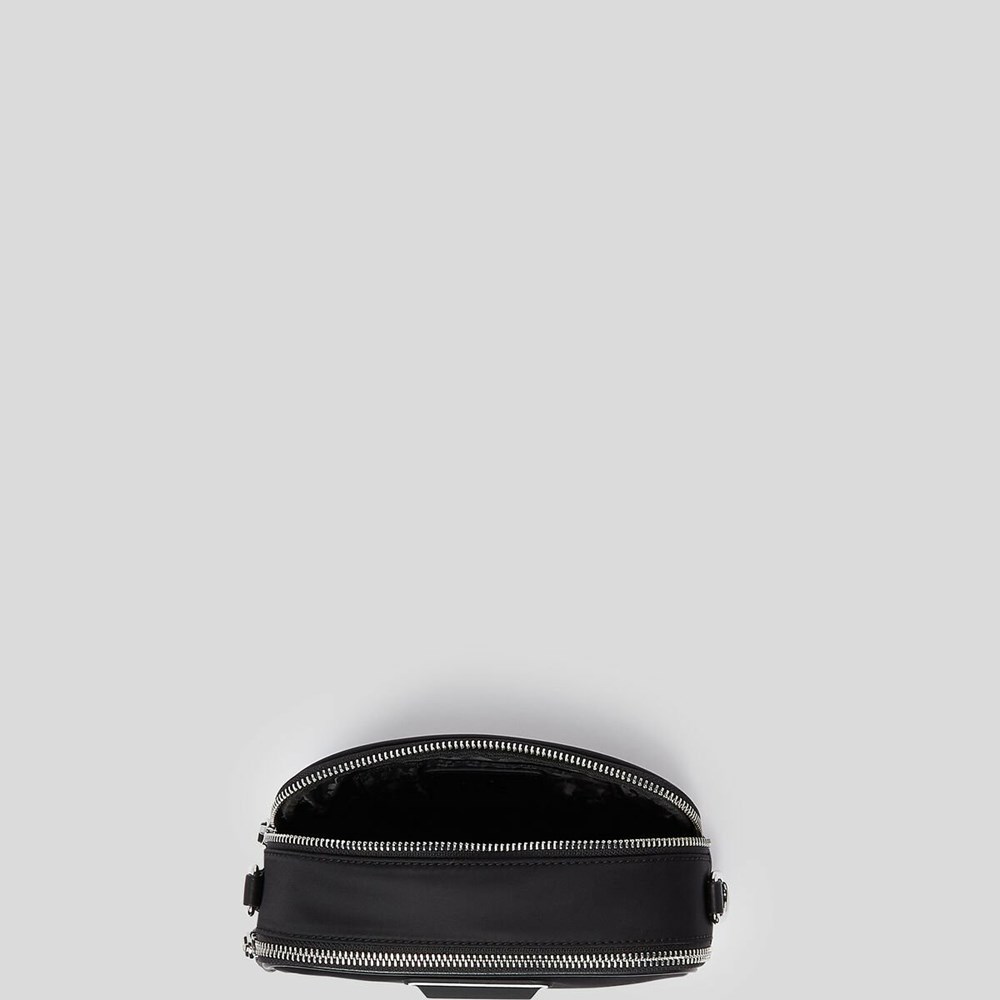 Black Karl Lagerfeld K/Heroes Nylon Women's Camera Bag | USA87ALOP