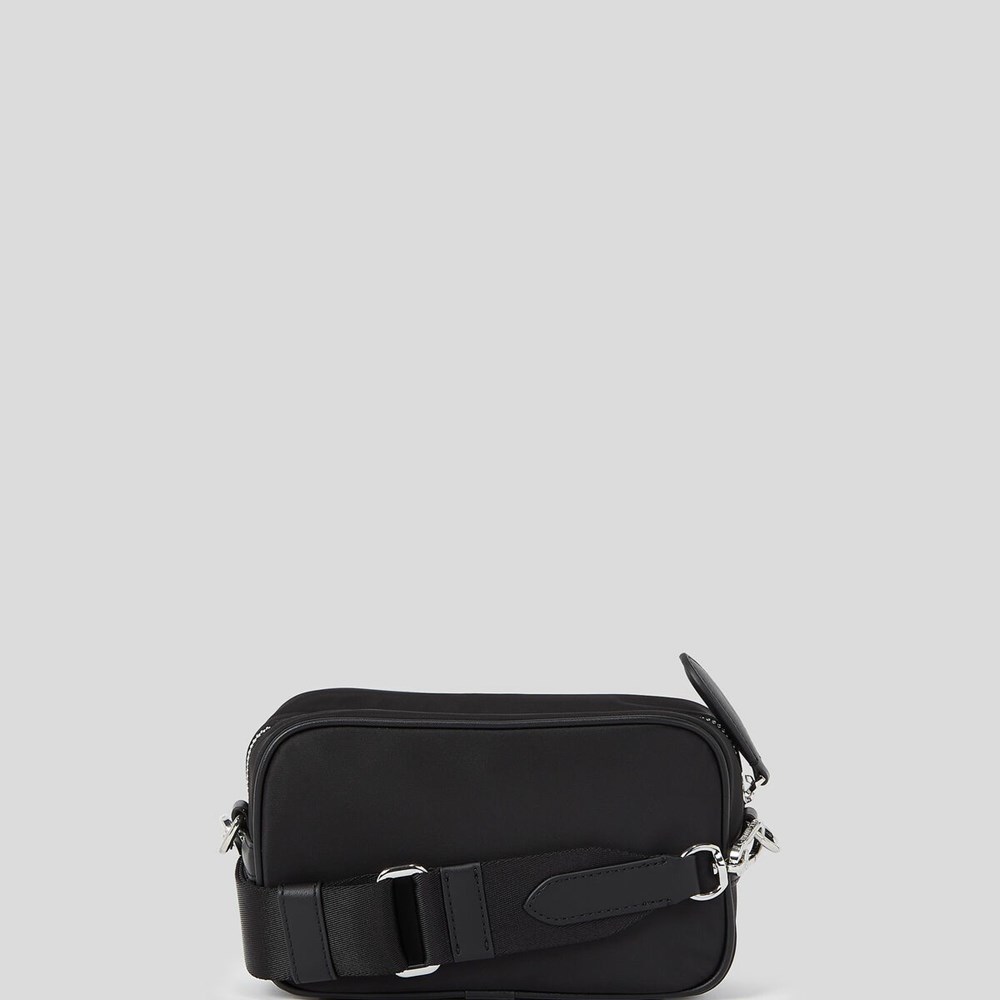 Black Karl Lagerfeld K/Ikonik 2.0 Nylon Women's Camera Bag | USA26DTAQ