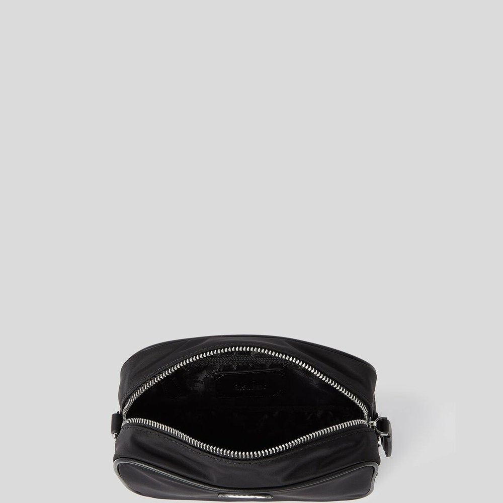 Black Karl Lagerfeld K/Ikonik 2.0 Nylon Women's Camera Bag | USA26DTAQ