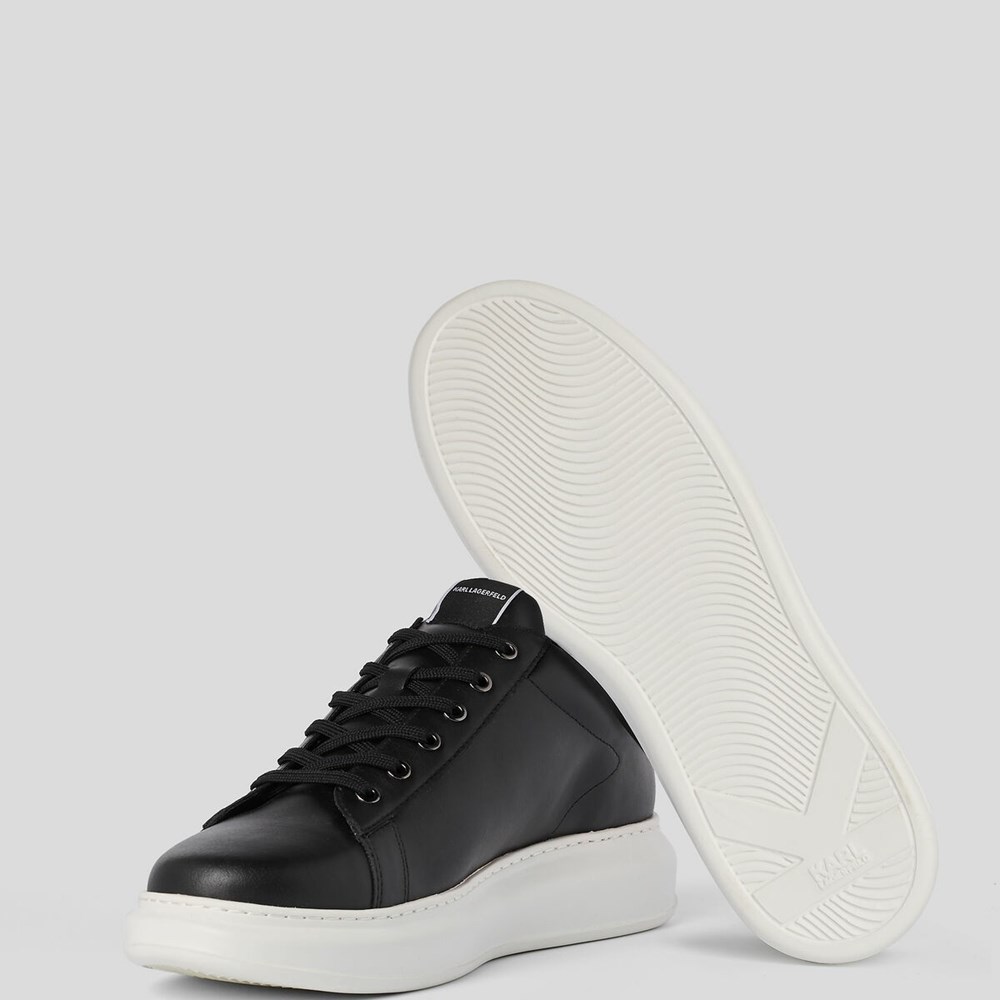 Black Karl Lagerfeld K/Ikonik Kapri Men's Sneakers | USA41YTRL