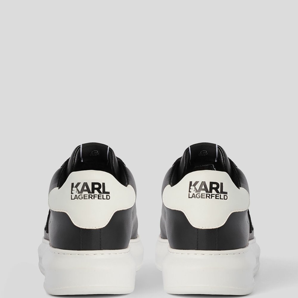 Black Karl Lagerfeld K/Ikonik Kapri Men's Sneakers | USA41YTRL