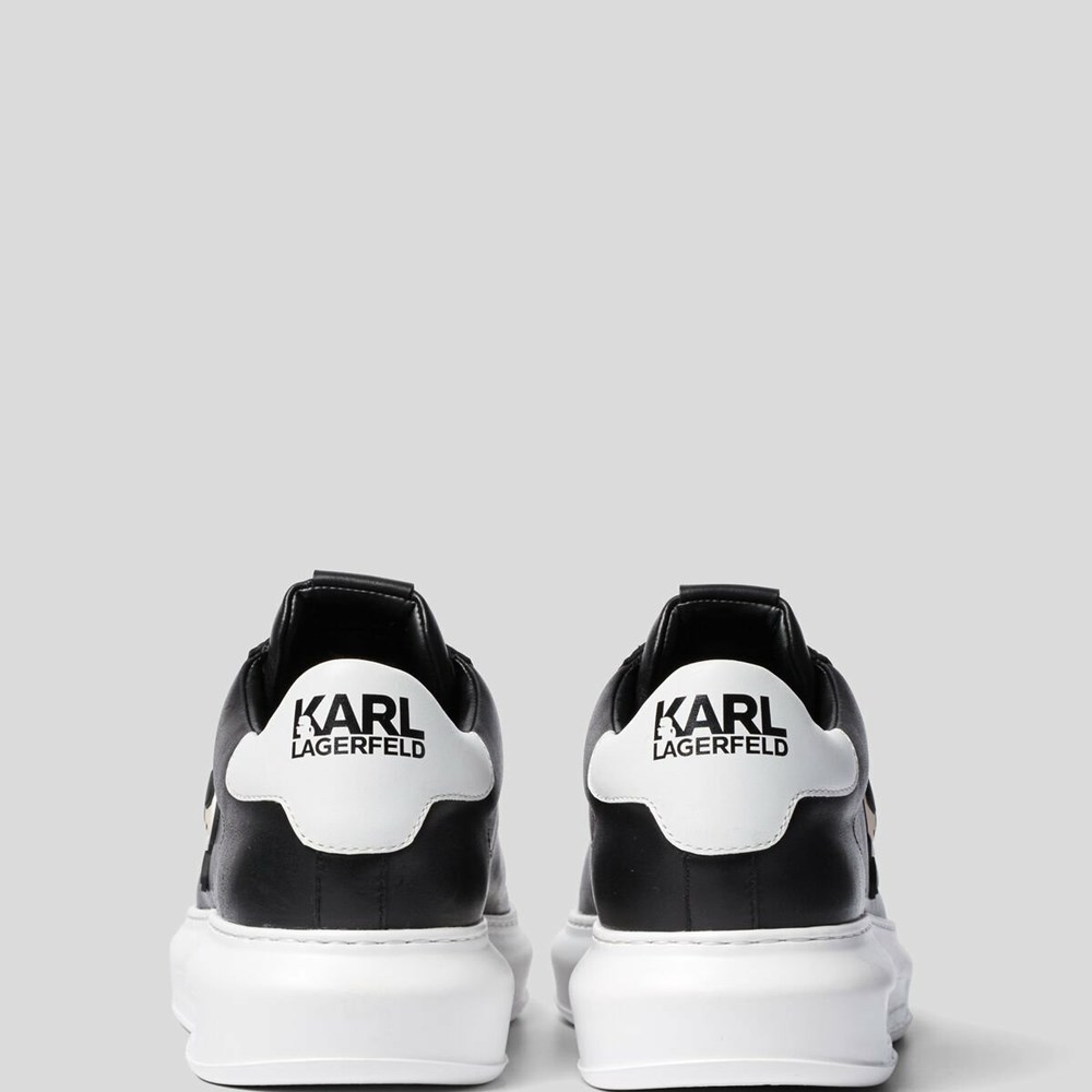 Black Karl Lagerfeld K/Ikonik Kapri Men's Sneakers | USA95GPWZ