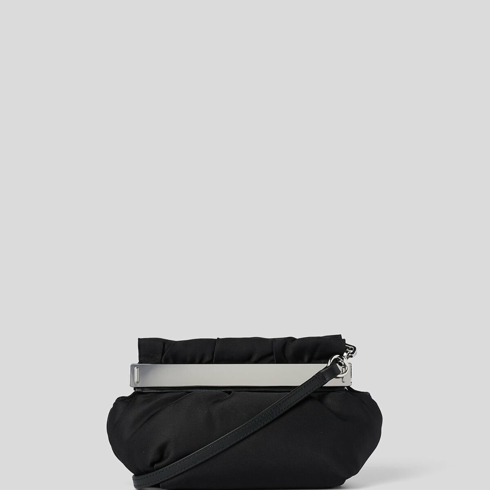 Black Karl Lagerfeld K/Kross Women's Baguette Bag | USA91OTMB