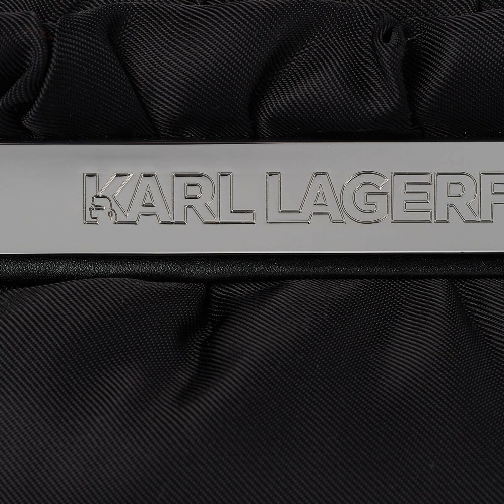 Black Karl Lagerfeld K/Kross Women's Baguette Bag | USA91OTMB