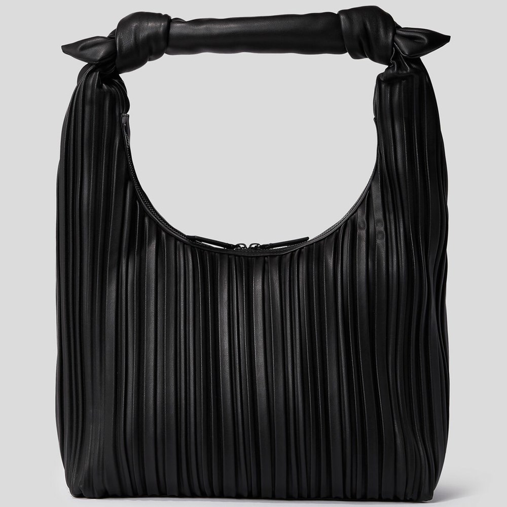 Black Karl Lagerfeld K/Kushion Hobo Women's Baguette Bag | USA30MTVZ