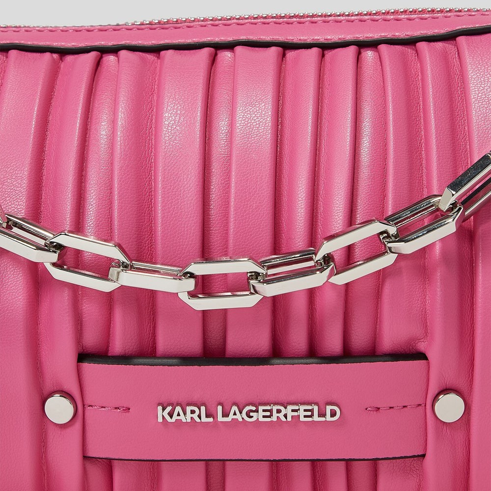 Black Karl Lagerfeld K/Kushion Women's Shoulder Bags | USA63HTFV