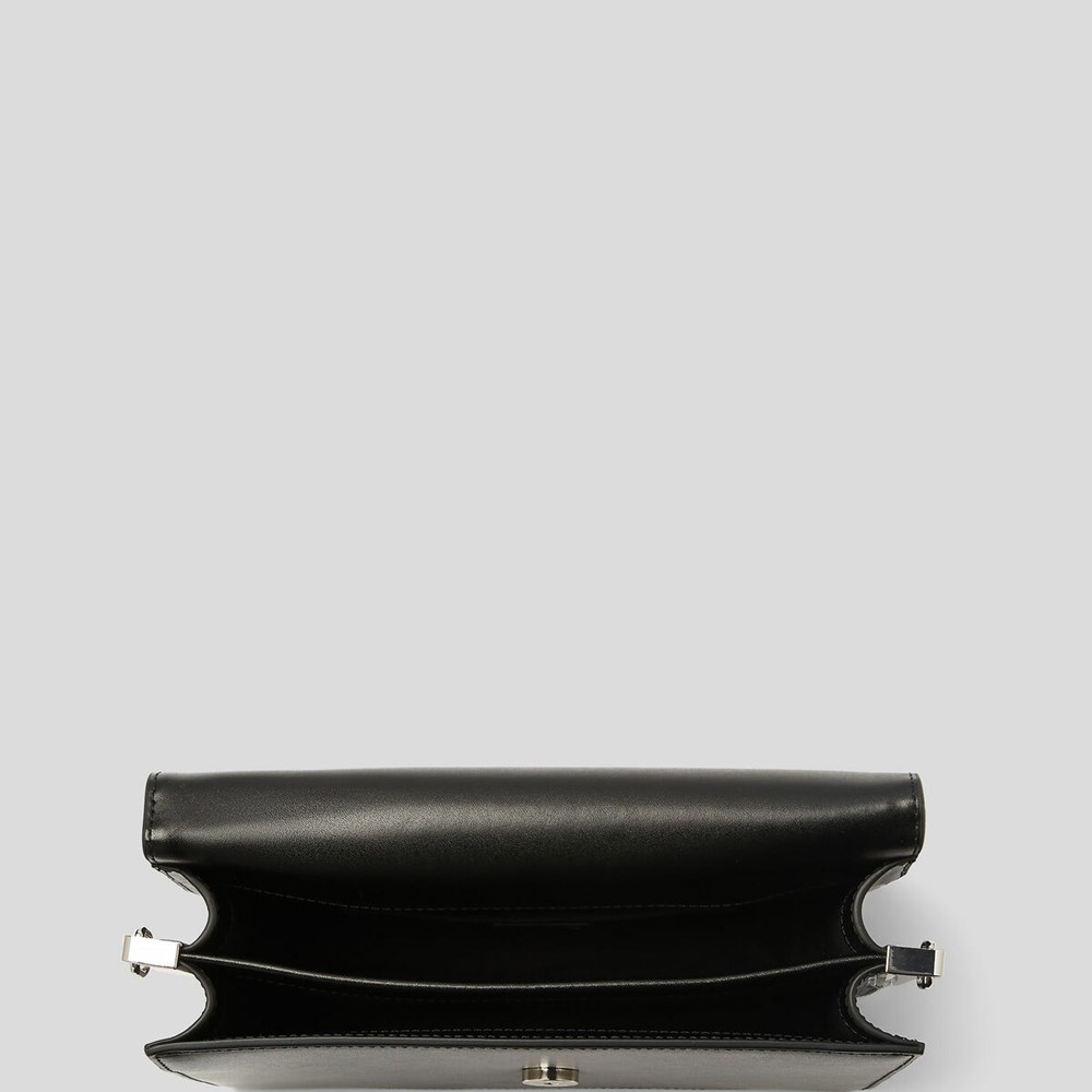 Black Karl Lagerfeld K/Signature Women's Shoulder Bags | USA67BSVH