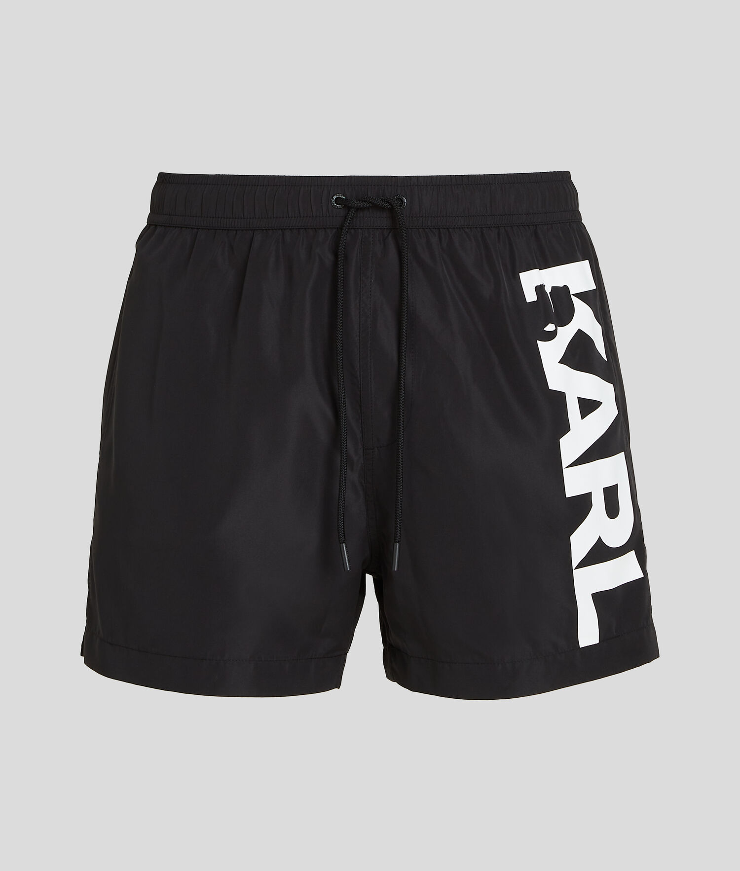 Black Karl Lagerfeld Karl Logo Board Shorts Men\'s Beachwear | USA31PZKS