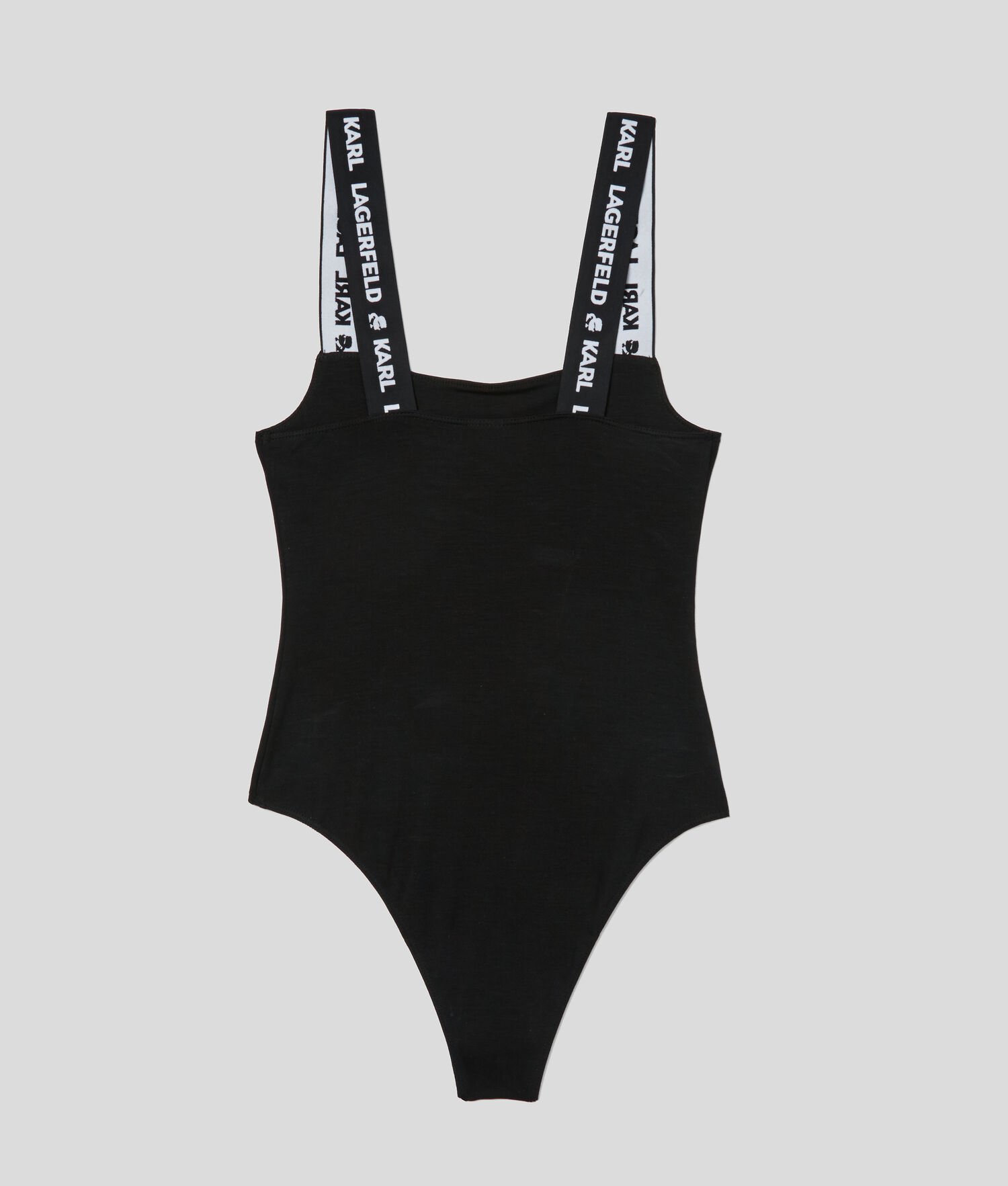 Black Karl Lagerfeld Karl Logo Bodysuit Women's Underwear | USA61XWEL