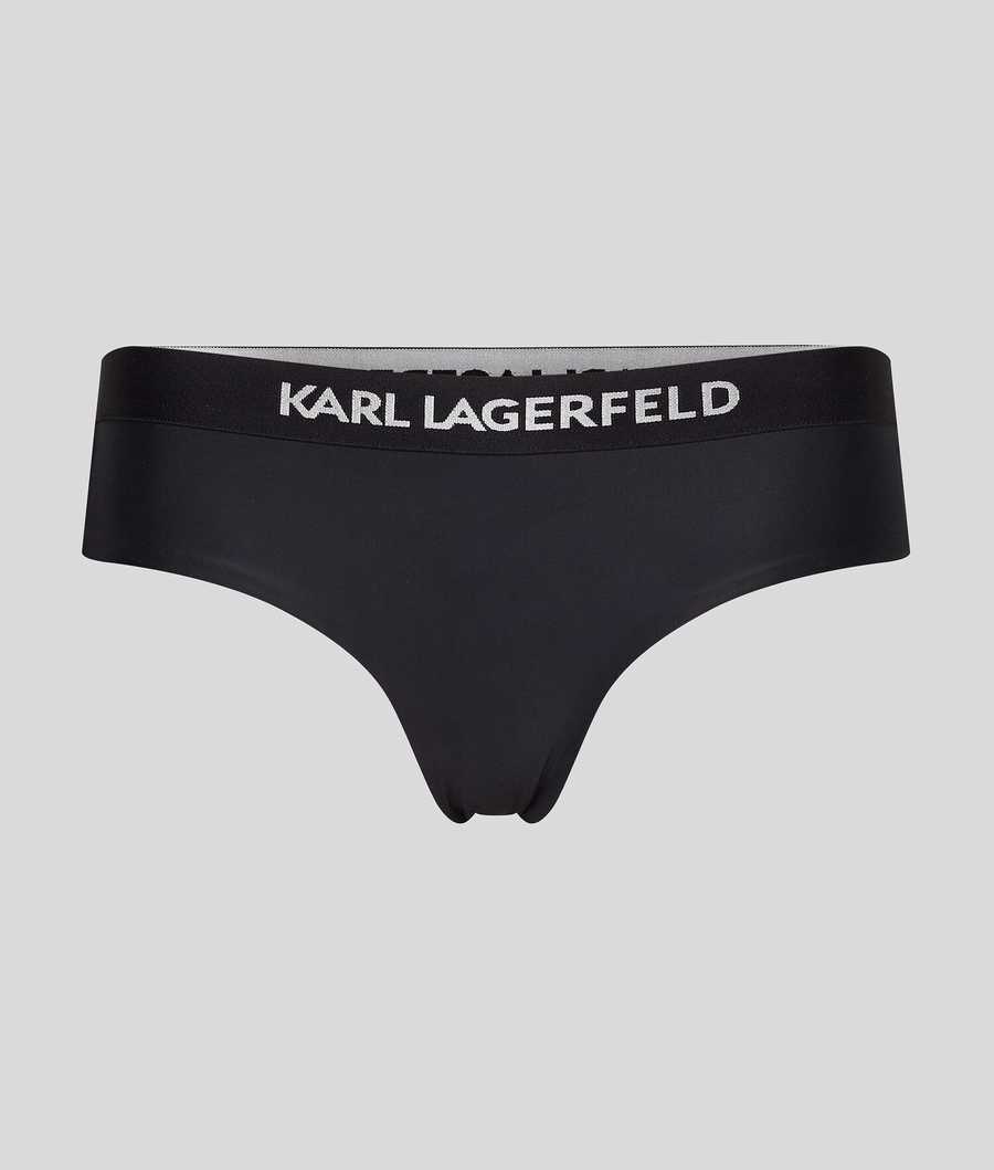 Black Karl Lagerfeld Karl Logo Hipster Women\'s Beachwear | USA18NZJM