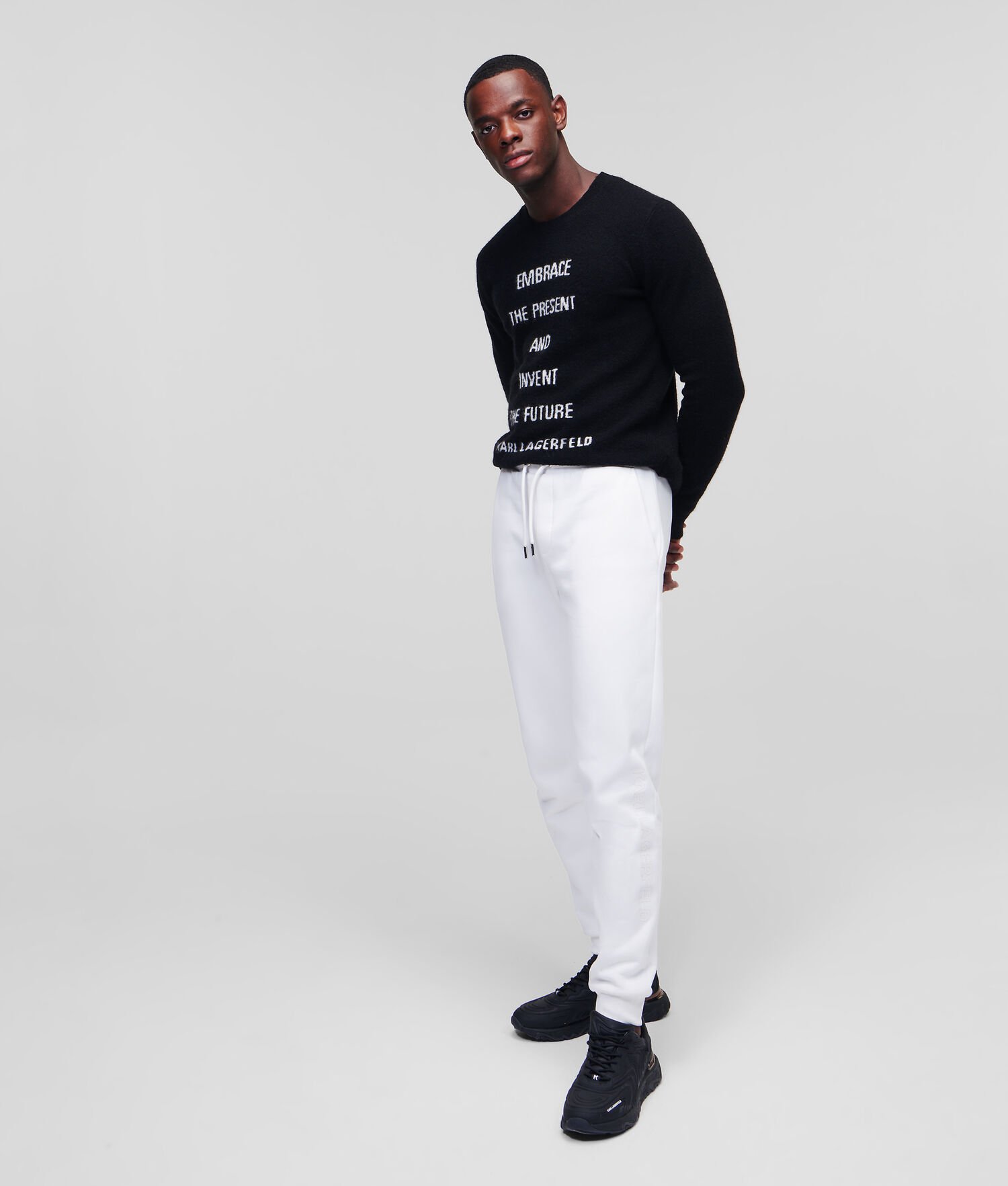 Black Karl Lagerfeld Karl Men's Sweatpants | USA51GKAL