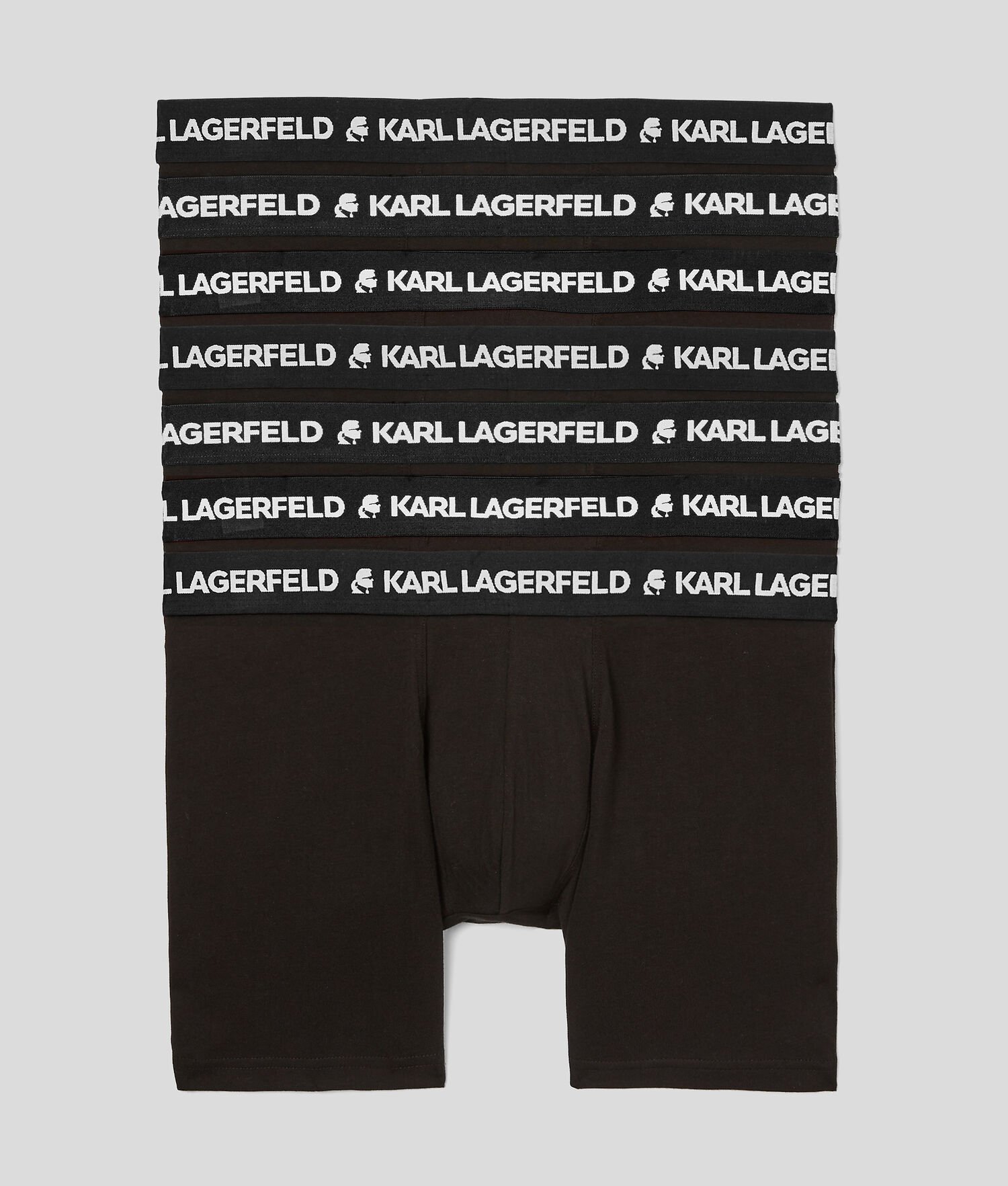 Black Karl Lagerfeld Logo Boxers – 7 Pack Men\'s Underwear | USA45YAVW