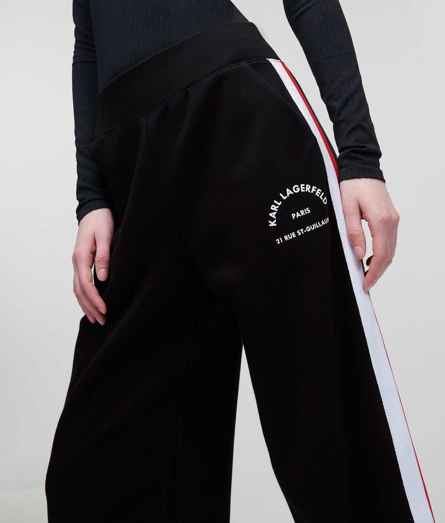 Black Karl Lagerfeld Rue St-guillaume Culottes Women's Pants | USA18YBNK