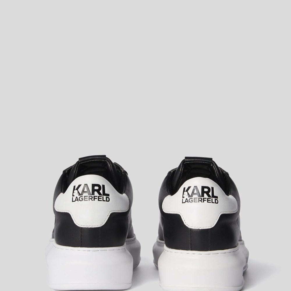 Black Karl Lagerfeld Rue St-guillaume Logo Kapri Men's Sneakers | USA95CGMY