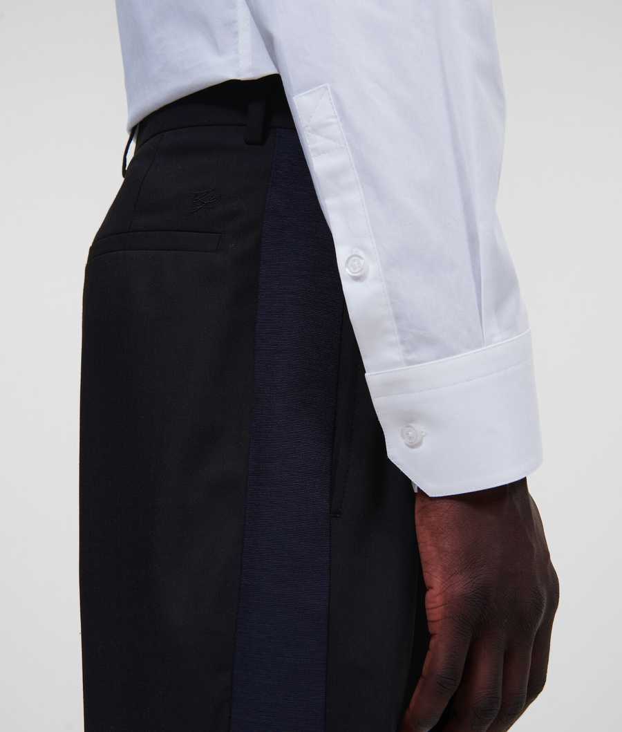 Black Karl Lagerfeld Tailored Men's Pants | USA80ROAG