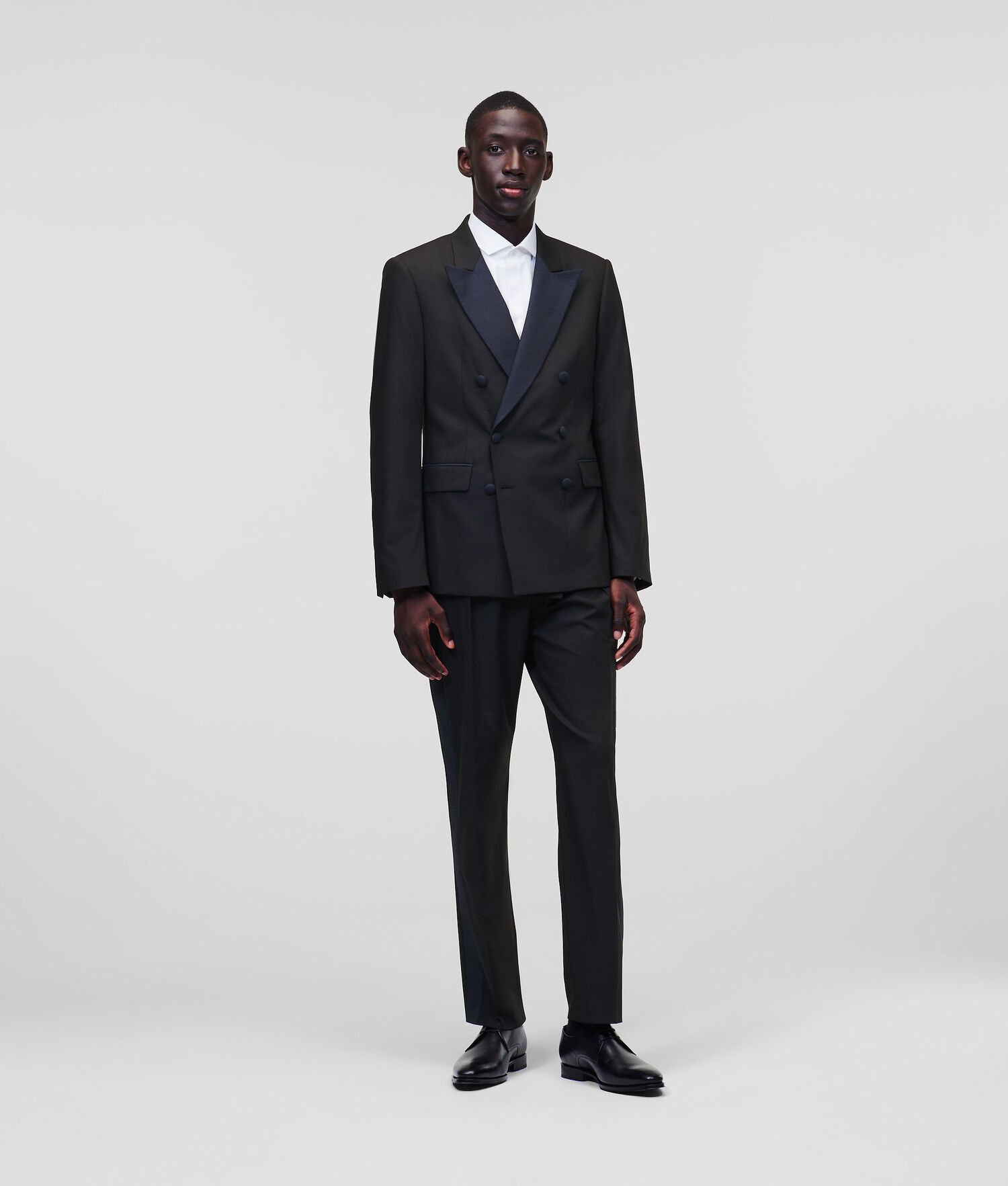 Black Karl Lagerfeld Tailored Men's Pants | USA80ROAG