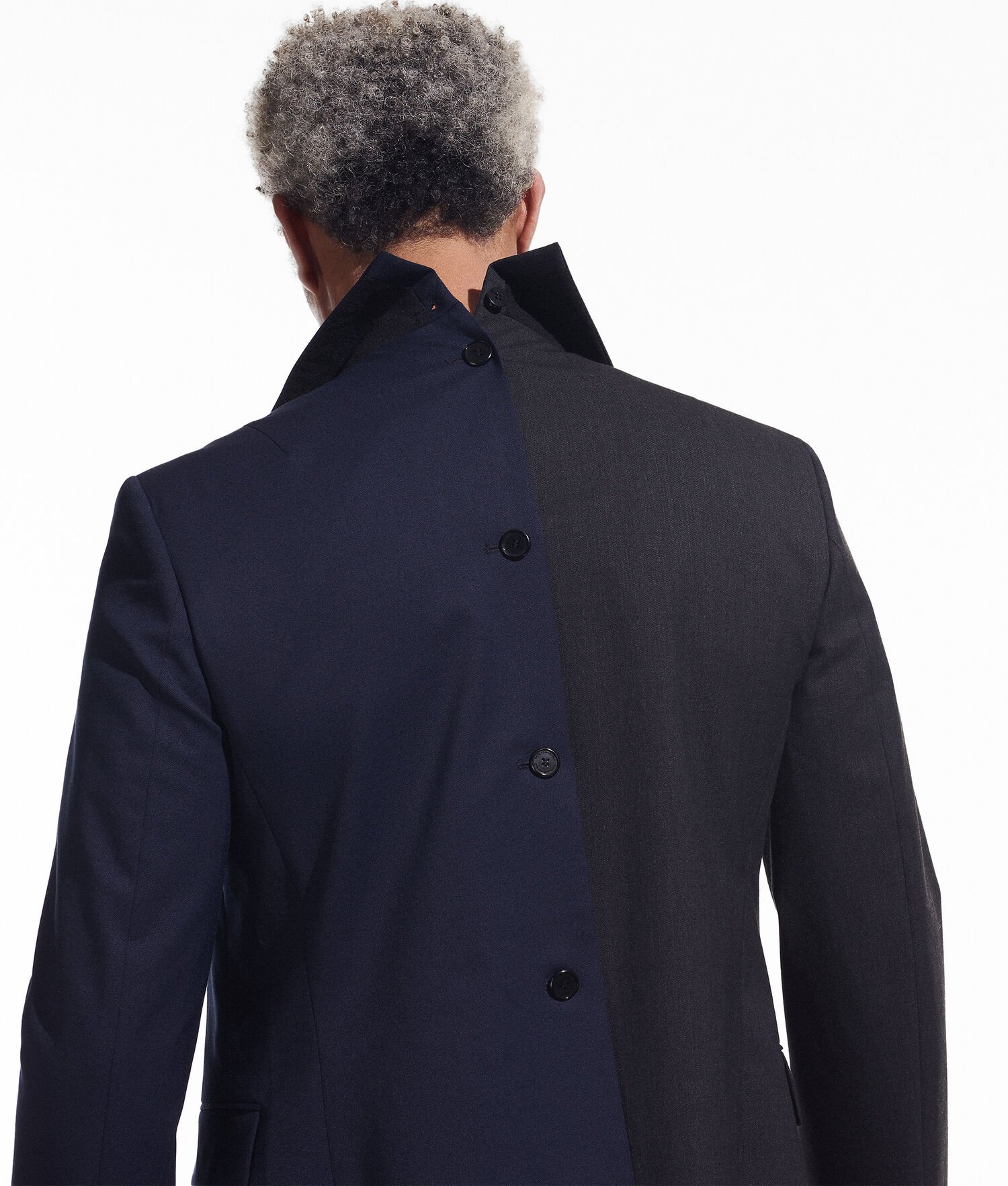 Dark Grey / Navy Karl Lagerfeld Cara Loves Karl Men's Blazers | USA86YCGI