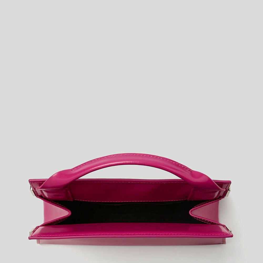 Fuchsia Karl Lagerfeld K/Kross Archive Women's Handbags | USA68GBWD