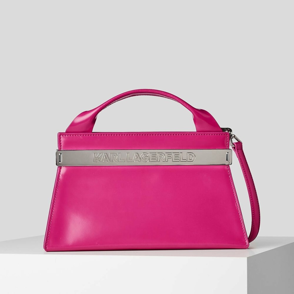 Fuchsia Karl Lagerfeld K/Kross Archive Women\'s Handbags | USA68GBWD