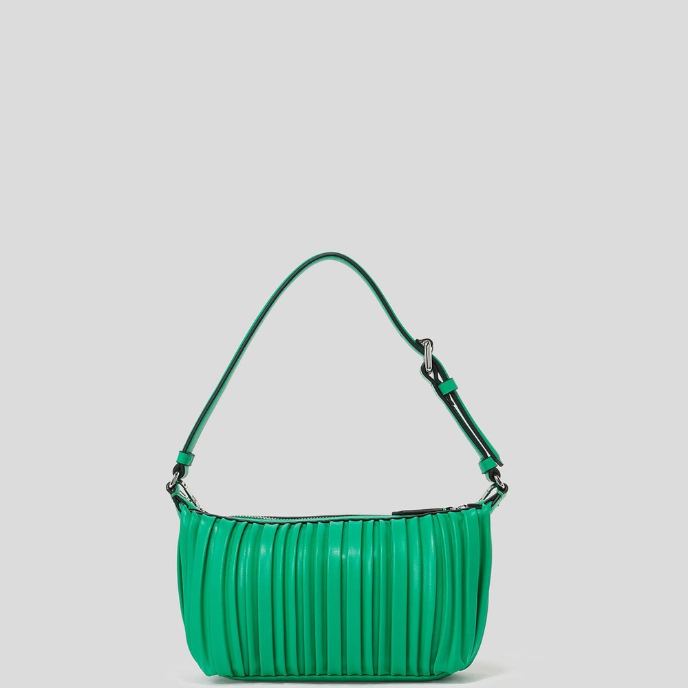 Green Karl Lagerfeld K/Kushion Women's Shoulder Bags | USA71LYMH