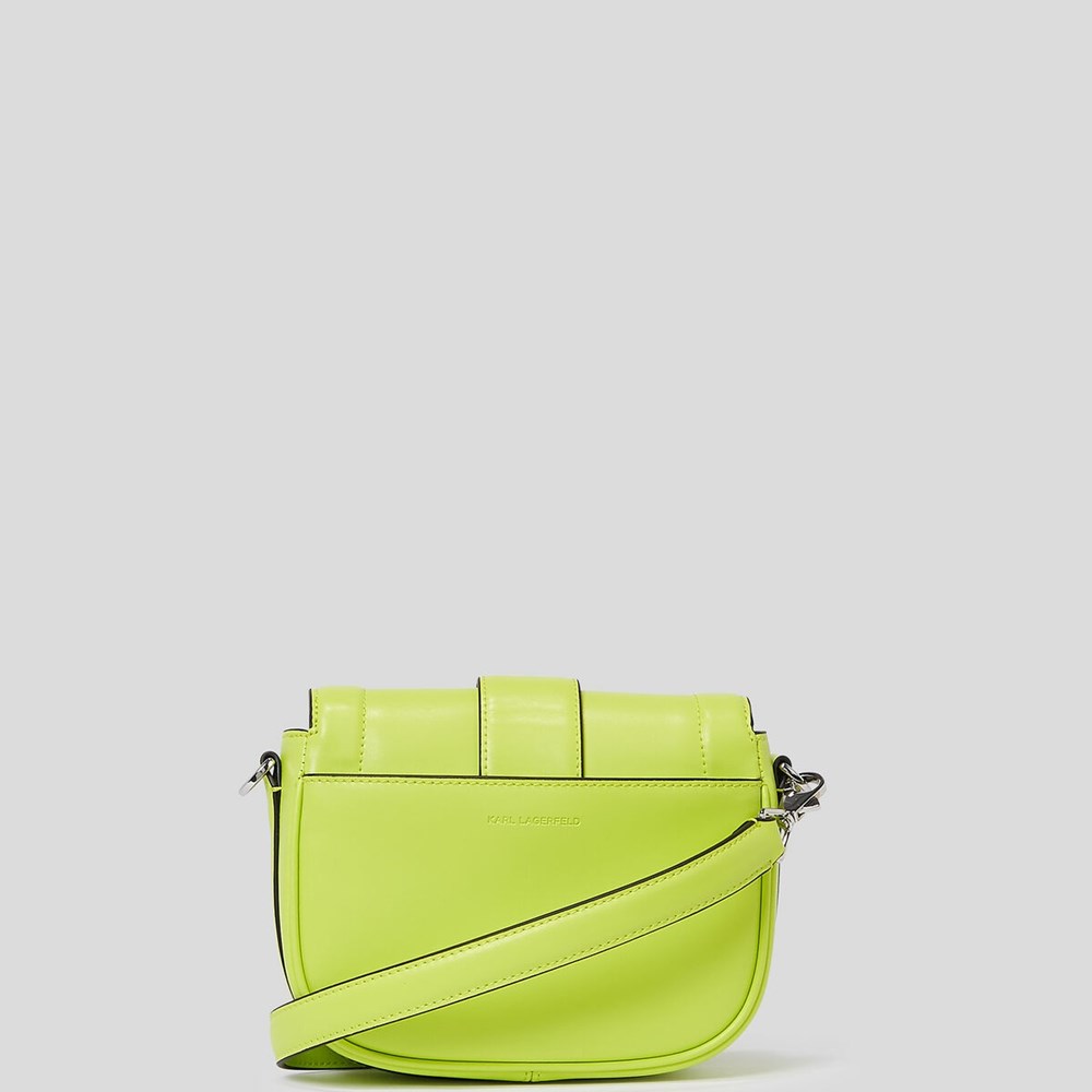 Light Green Karl Lagerfeld K/Saddle Small Women's Shoulder Bags | USA08BFWT