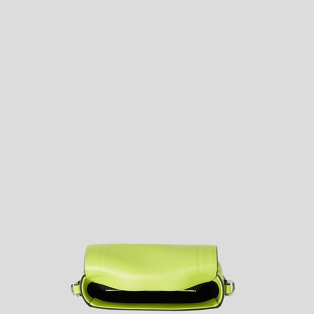 Light Green Karl Lagerfeld K/Saddle Small Women's Shoulder Bags | USA08BFWT