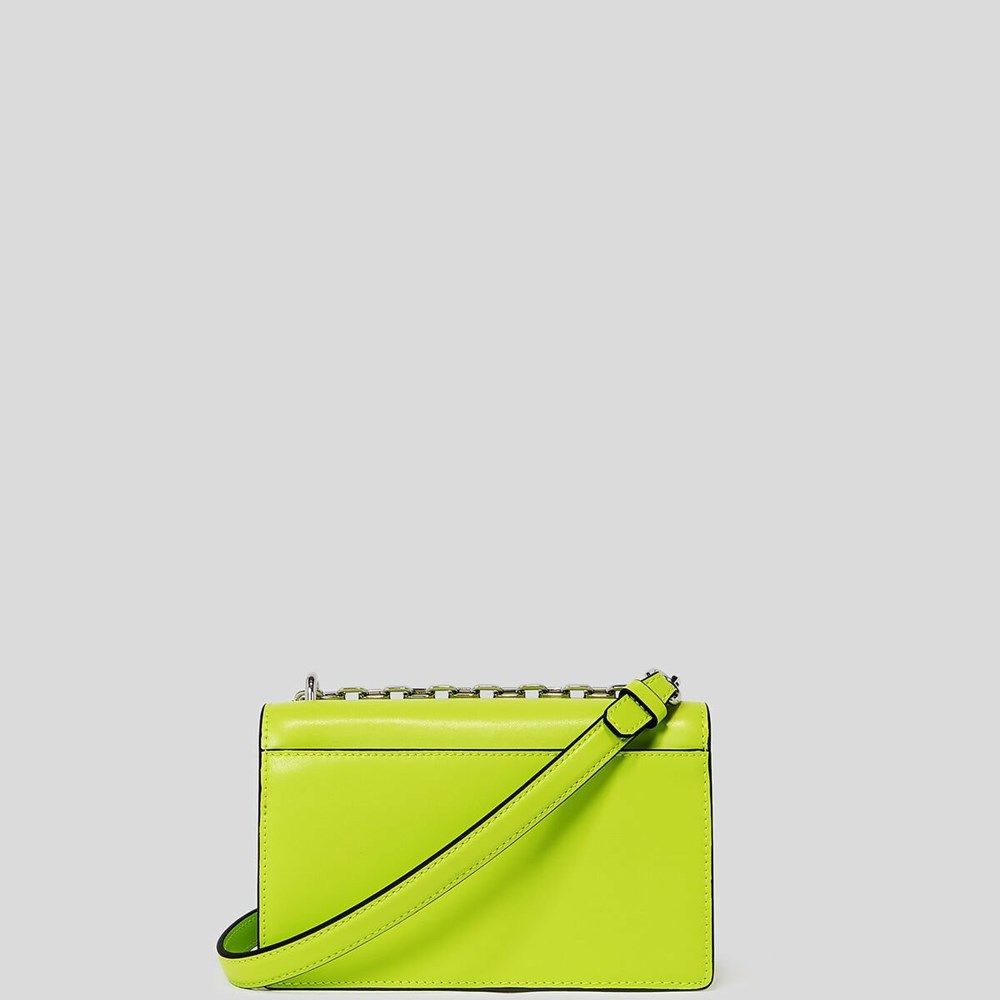 Light Green Karl Lagerfeld K/Signature Small Women's Shoulder Bags | USA45LAKQ