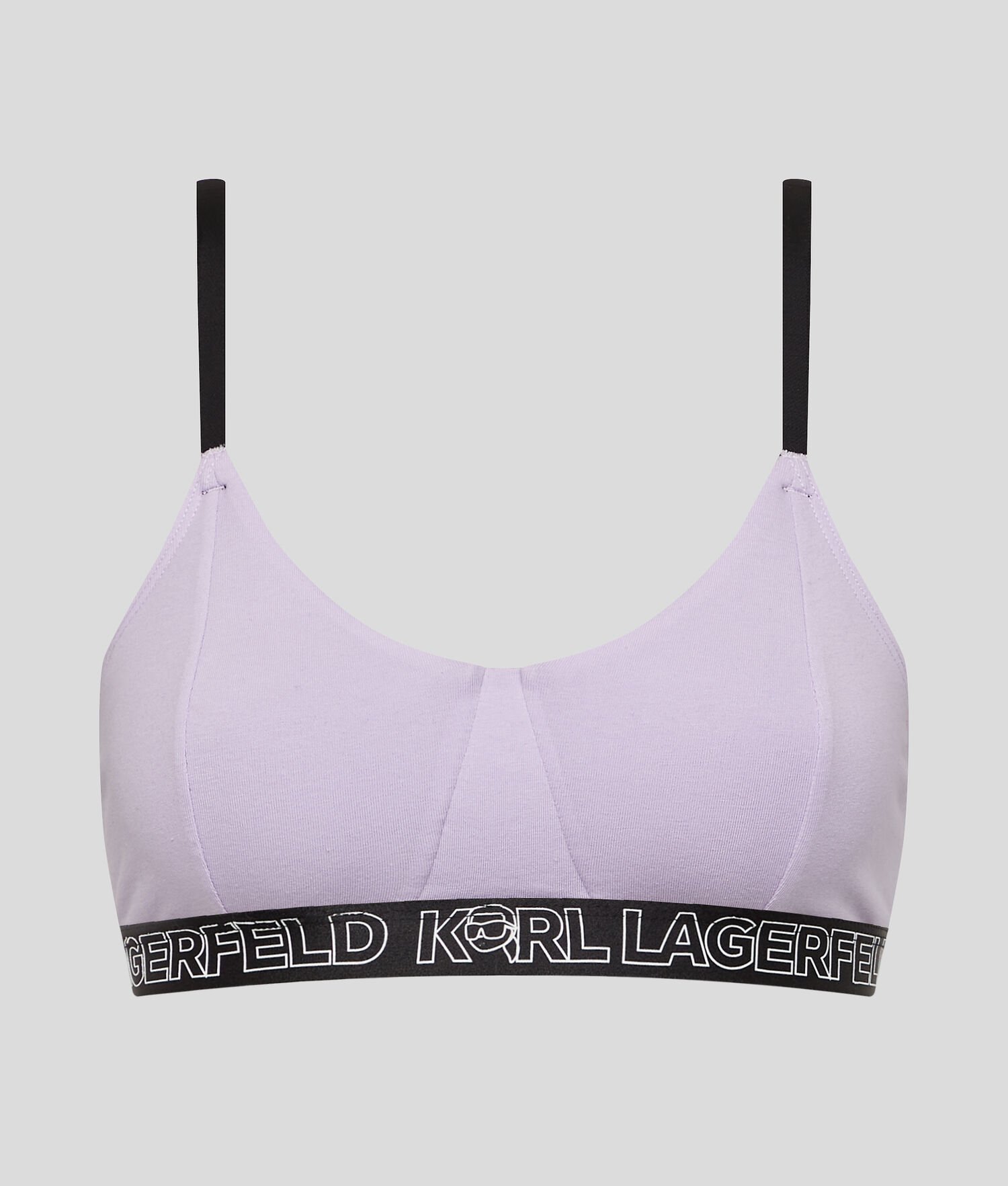 Light Purple Karl Lagerfeld Ikonik 2.0 Bralette Women's Underwear | USA54ILAT