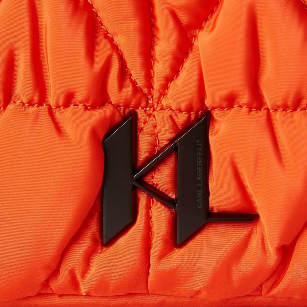 Orange Karl Lagerfeld K/Studio Nylon Women's Bowling Bag | USA13CAJU