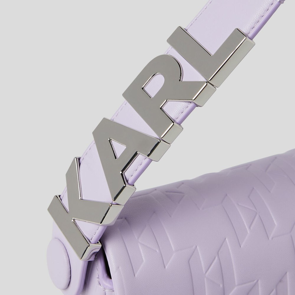 Purple Karl Lagerfeld K/Swing Women's Baguette Bag | USA98OMXK