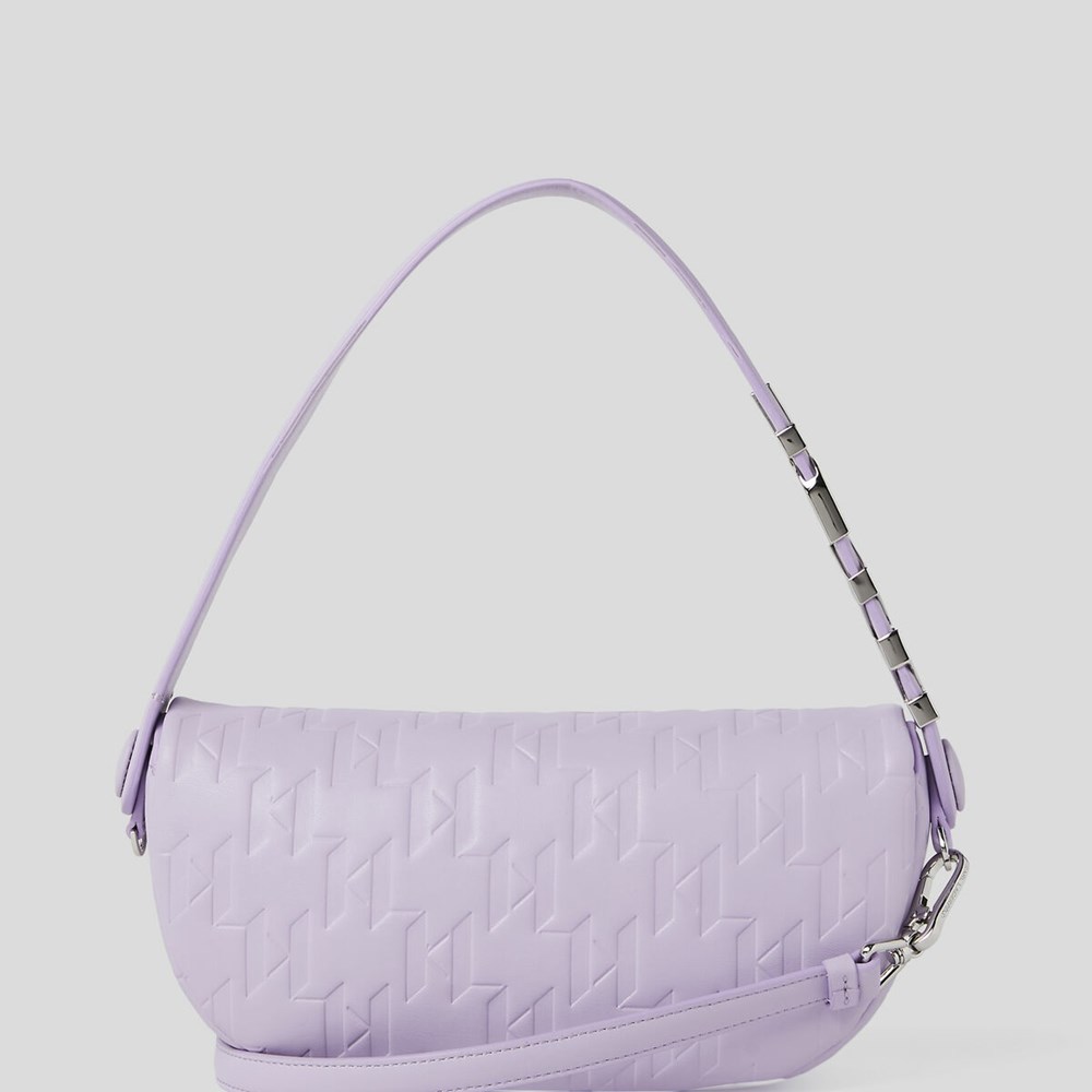 Purple Karl Lagerfeld K/Swing Women's Baguette Bag | USA98OMXK