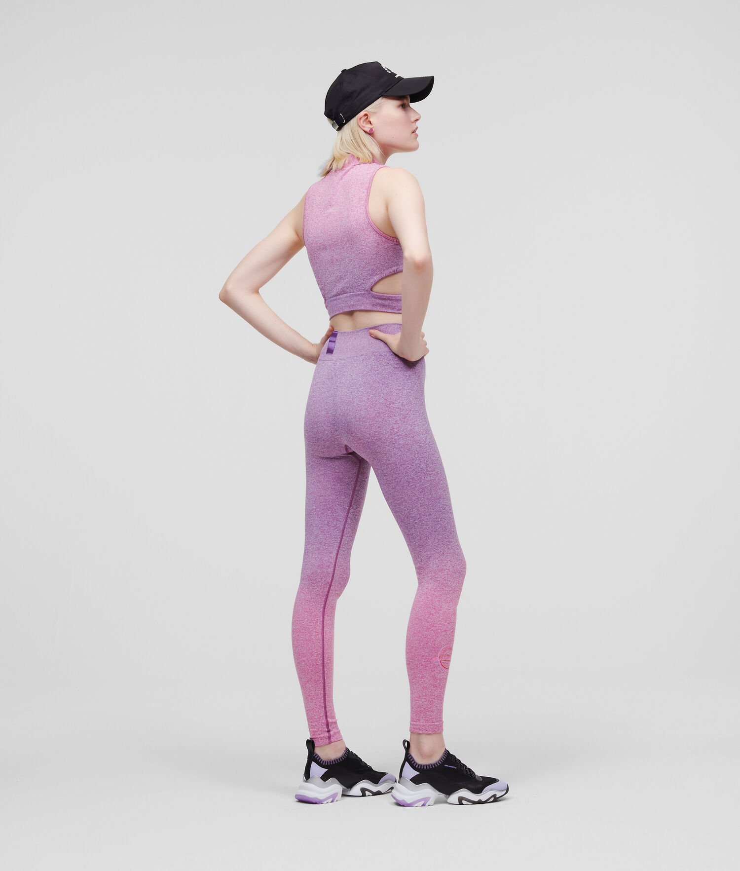 Purple / Pink Karl Lagerfeld Rue St-guillaume Seamless Women's Pants | USA62QHTJ