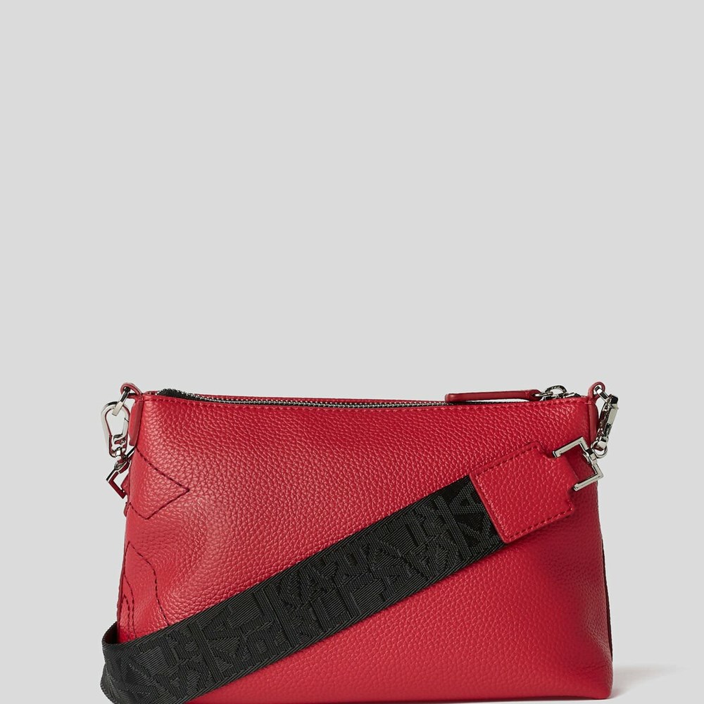 Red Karl Lagerfeld K/Athleisure Women's Crossbody Bags | USA73AZVT